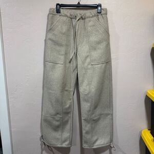 Zara Beige Wide Leg Pants